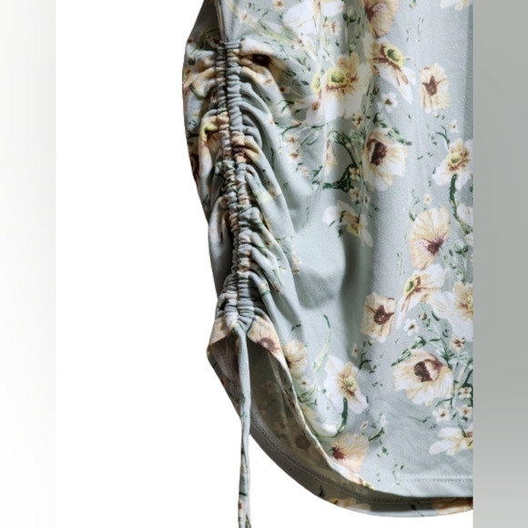 Jules & leopold Green floral top Size small - Picture 3 of 4